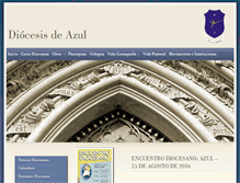 Tablet Screenshot of diocesisazul.org.ar